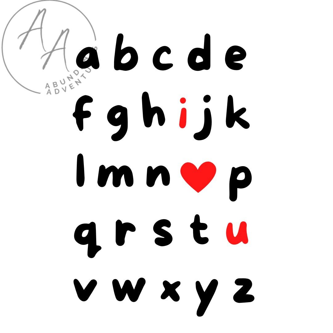 ABC I Love You SVG/PNG Digital Download - Etsy