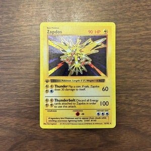 Zapdos 1st Edition - Etsy
