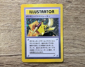 Pikachu Illustrator Holographic Proxy Card- Holy Grail of