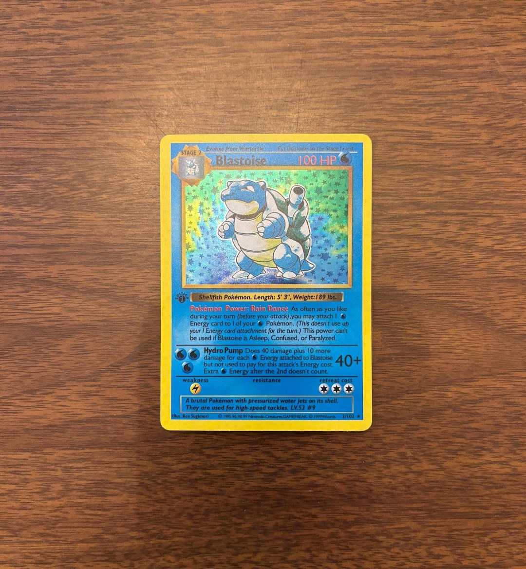 英語版初期　Blastoise 1st Edition Shadowless Blastoise - Base Set (Shadowless) - Pokemon - TCGplayer.com