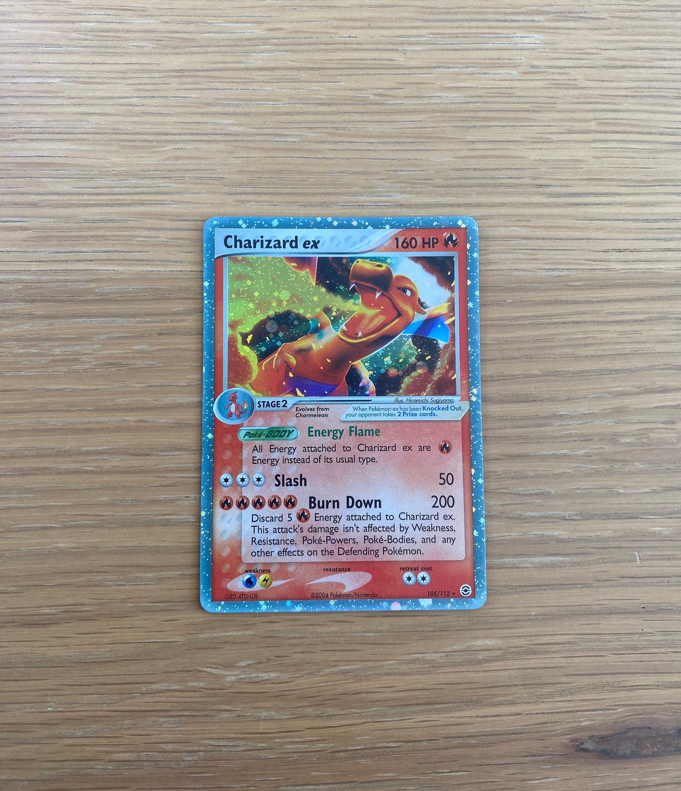 2004 Charizard EX -pokemon Fire Red & Leaf Green Holofoil