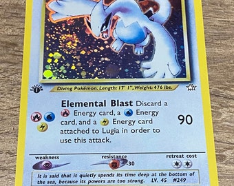 Pokémon Card Lugia 1st Ed 1st Edition Lugia English (Used