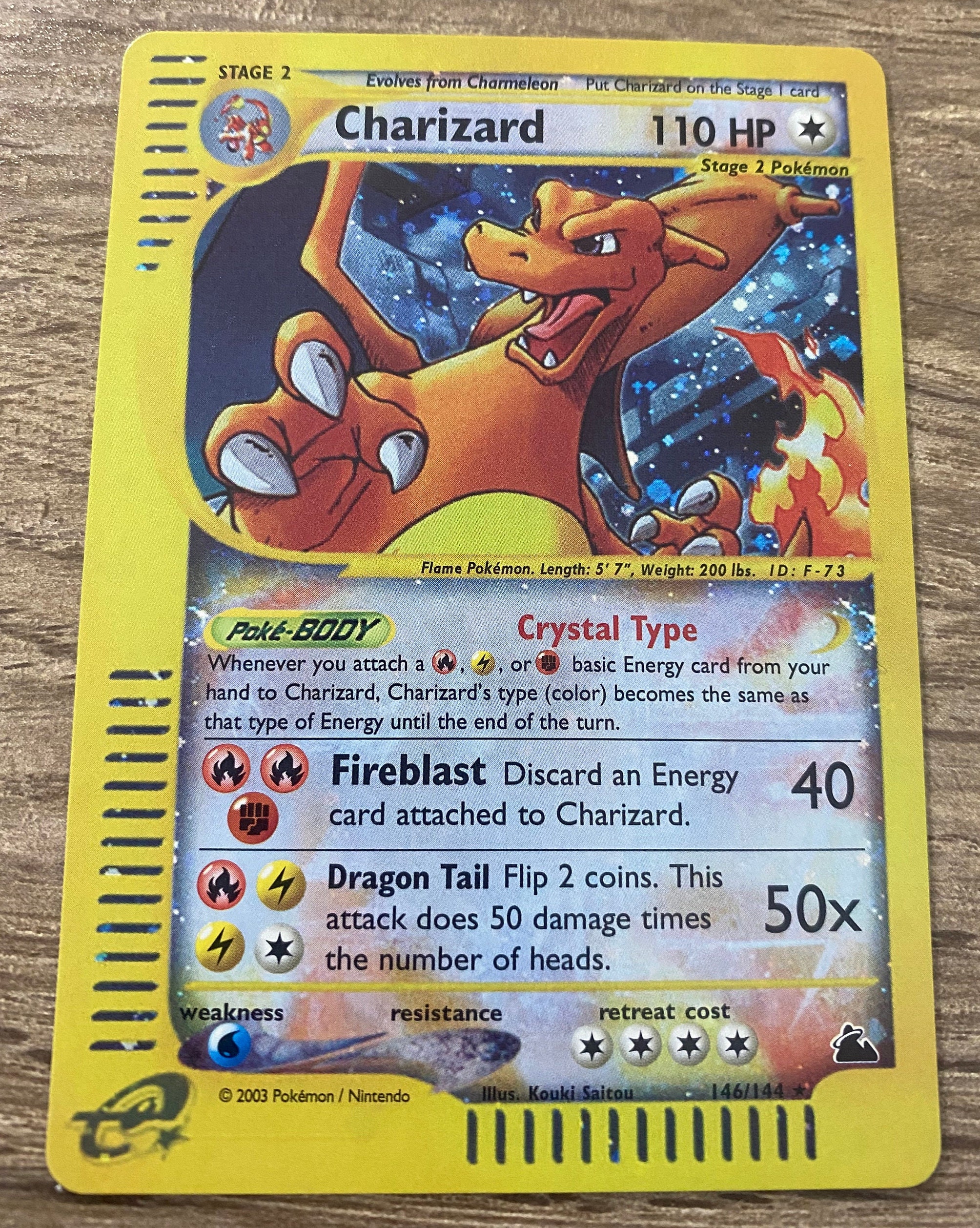 ポケモン - Charizard Ecard 2003 146/144 pokemon Charizard 146/144 Skyridge 2003- Wizards - English Version