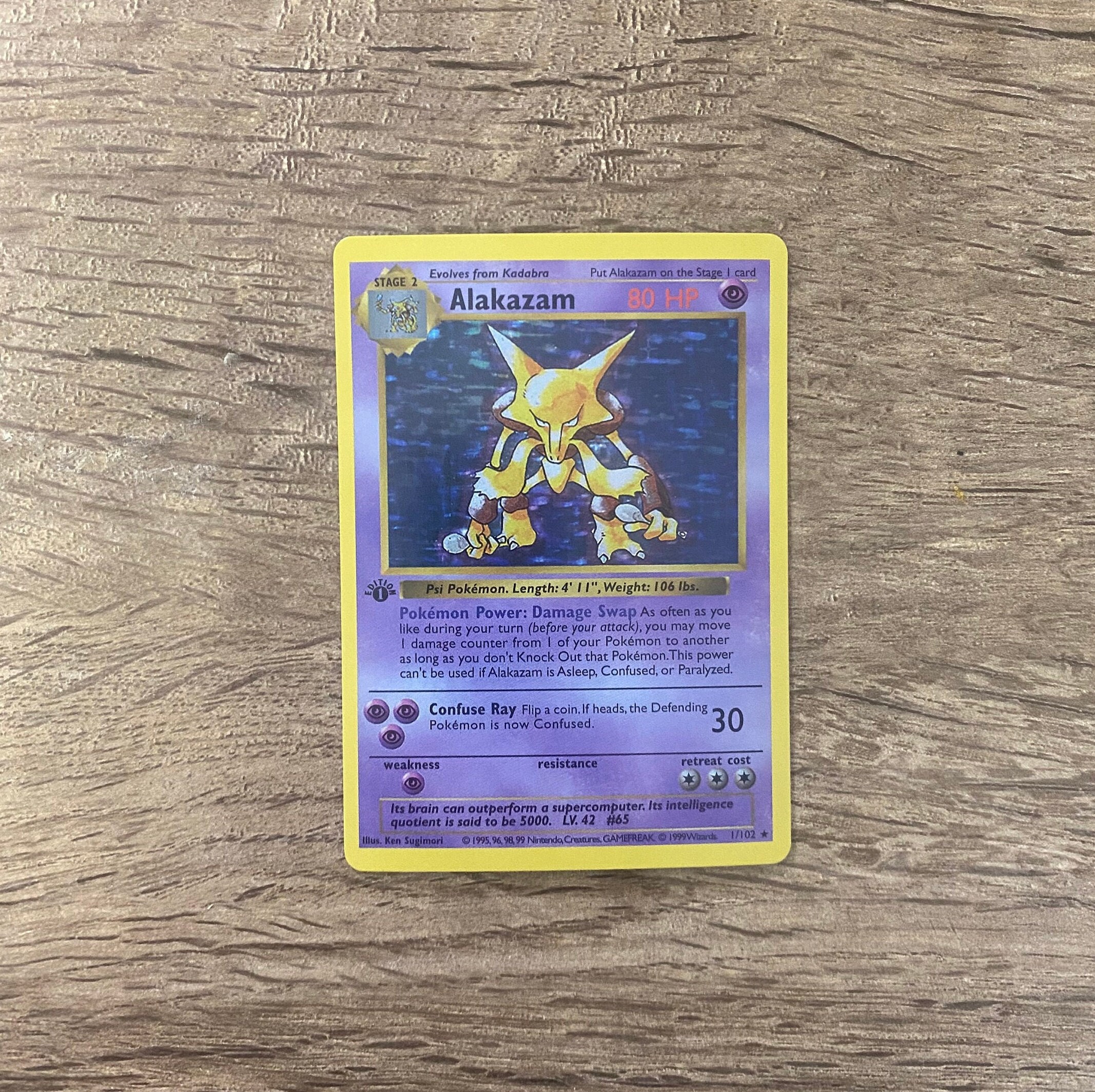 alakazam original pokemon card Painful to use [Colorless]. The Most Valuable Alakazam Pokemon