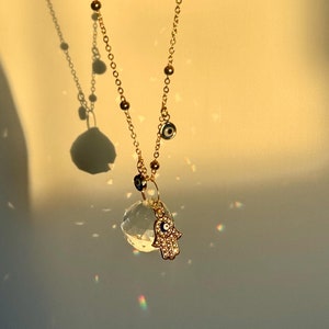 Evil Eye Car Suncatcher | Rainbow Maker | Car Charm Decor | Car Decor | Gift for Protection | Cute Car Decor