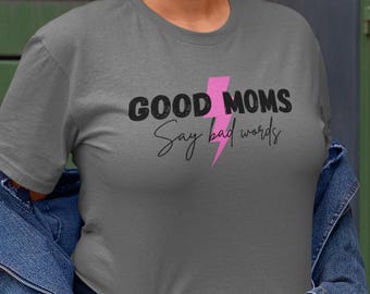 SVG divertido sobre la vida de mamá / Diseño "Las buenas mamás dicen palabrotas" (Descarga digital)