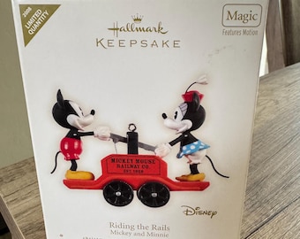 Mickey Minnie Mouse Disney Hallmark Ornament