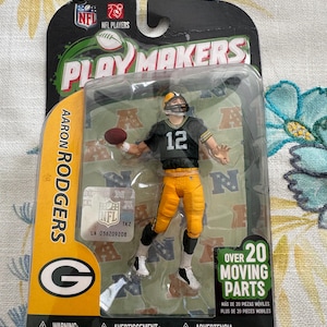 Aaron Rodgers Green Bay Packers 2012 McFarland Toys Play Makers Action