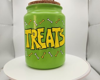 Personalized Dog Treat Jar