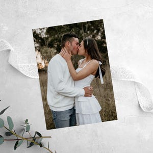 Tarjeta de felicitación romántica personalizada para parejas: descarga digital / plantilla de tarjeta de amor editable: perfecta para aniversarios
