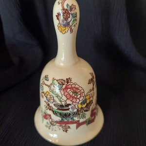 Mason&#39;s England floral porcelain bell