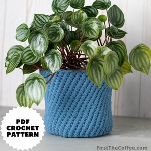 Crochet Plant Pot Cover Pattern image 3