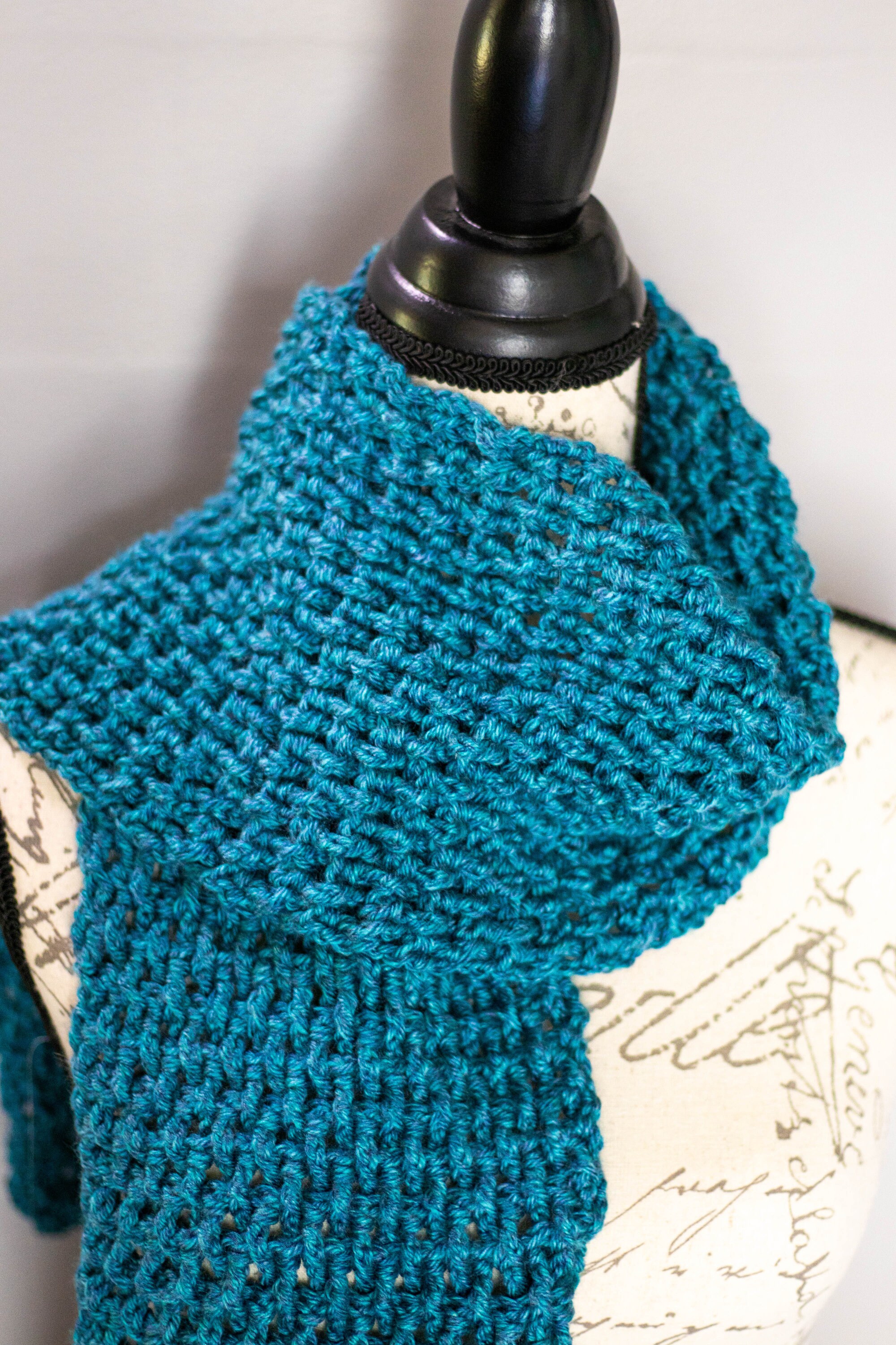 Easy Crochet Scarf Pattern PDF, the Alternating Post Scarf From First ...