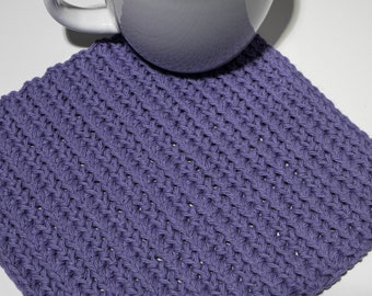 Easy Crochet Dishcloth PDF Pattern, the Whitley Crochet Dish Cloth from First The Coffee
