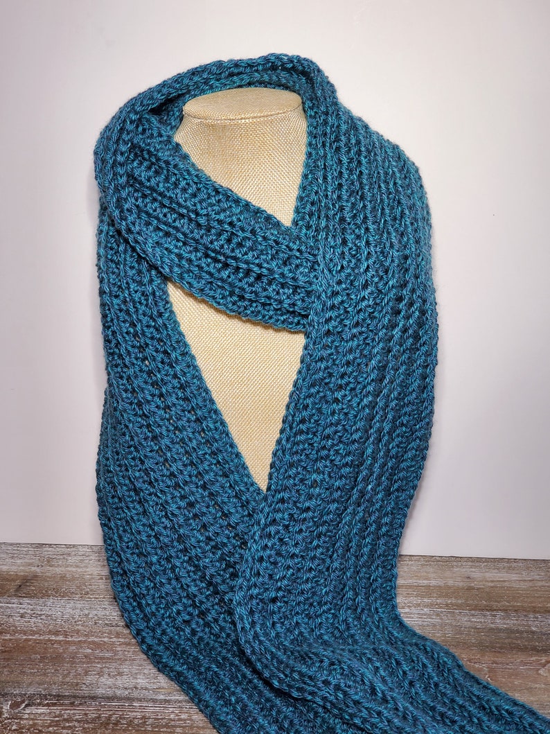 Easy Half Double Crochet Scarf Pattern Scarf Crochet Pattern - Etsy