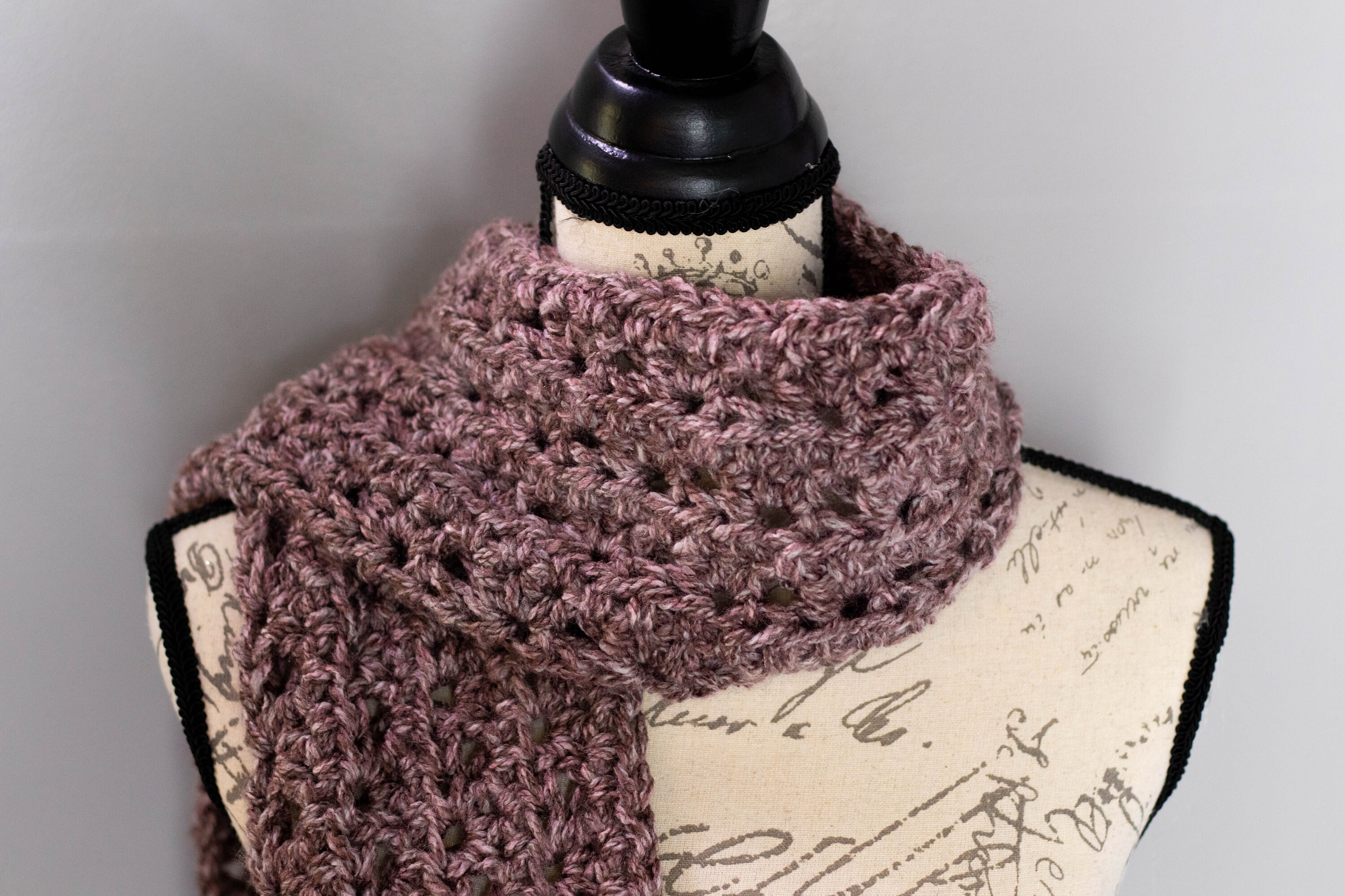 Easy Bulky Yarn Crochet Scarf Pattern PDF From First the Coffee - Etsy