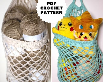 Crochet Hanging Basket Pattern