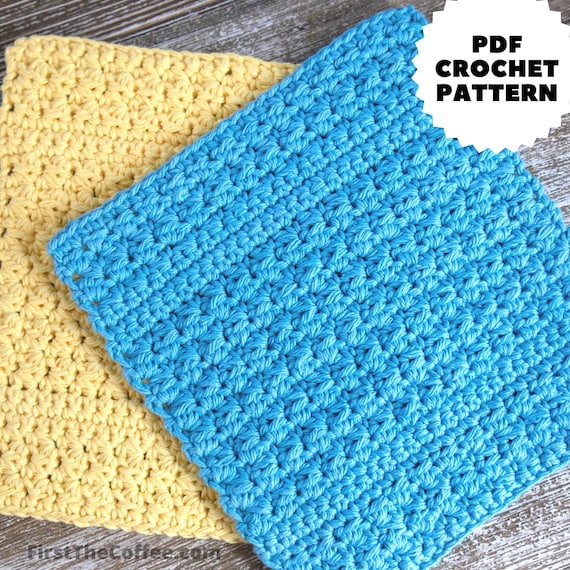 EASY BEGINNER'S Crochet Dish Cloth 