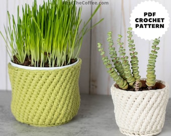 Crochet Plant Pot Cover Pattern