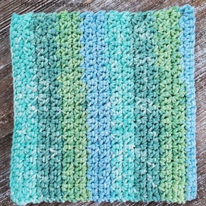 Easy Textured Cotton Crochet Dishcloth PDF Pattern For The Home From First The Coffee