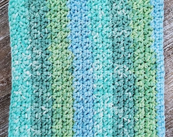 Easy Textured Cotton Crochet Dishcloth PDF Pattern For The Home From First The Coffee