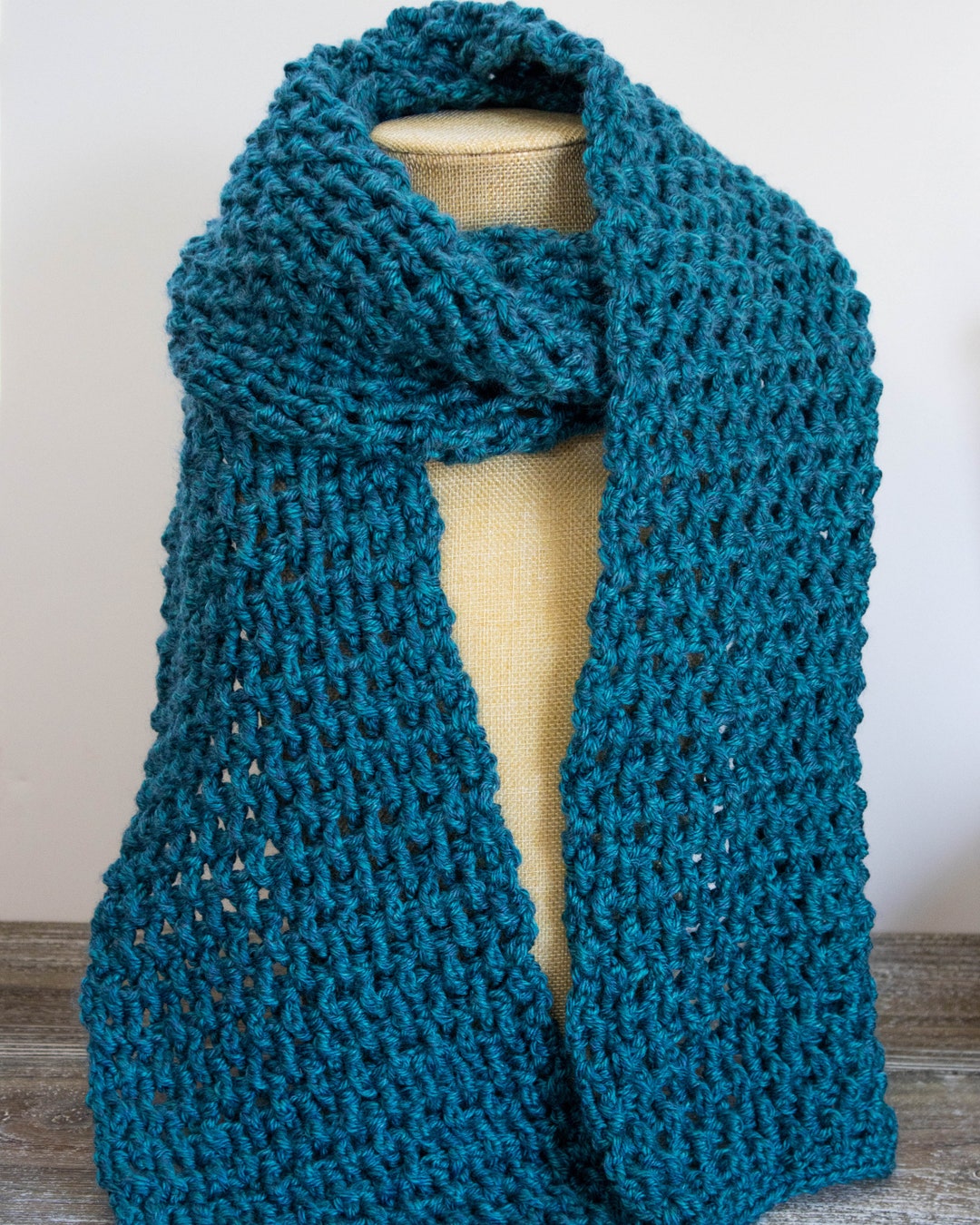 Easy Crochet Scarf Pattern PDF, the Alternating Post Scarf From First ...