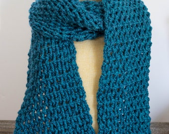 Easy Crochet Scarf Pattern PDF, The Alternating Post Scarf From First The Coffee