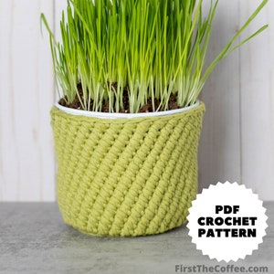 Crochet Plant Pot Cover Pattern image 4