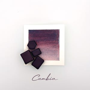 Cambia - Handgemachte granulierende separierende Aquarellfarbe