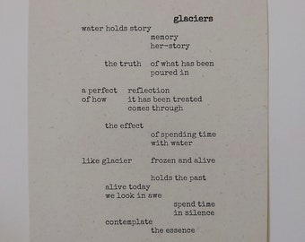 Print // Glaciers