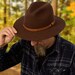 Safari Hat Beige Nylon Felt