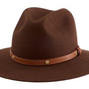 Blair Felt Hat in Brown