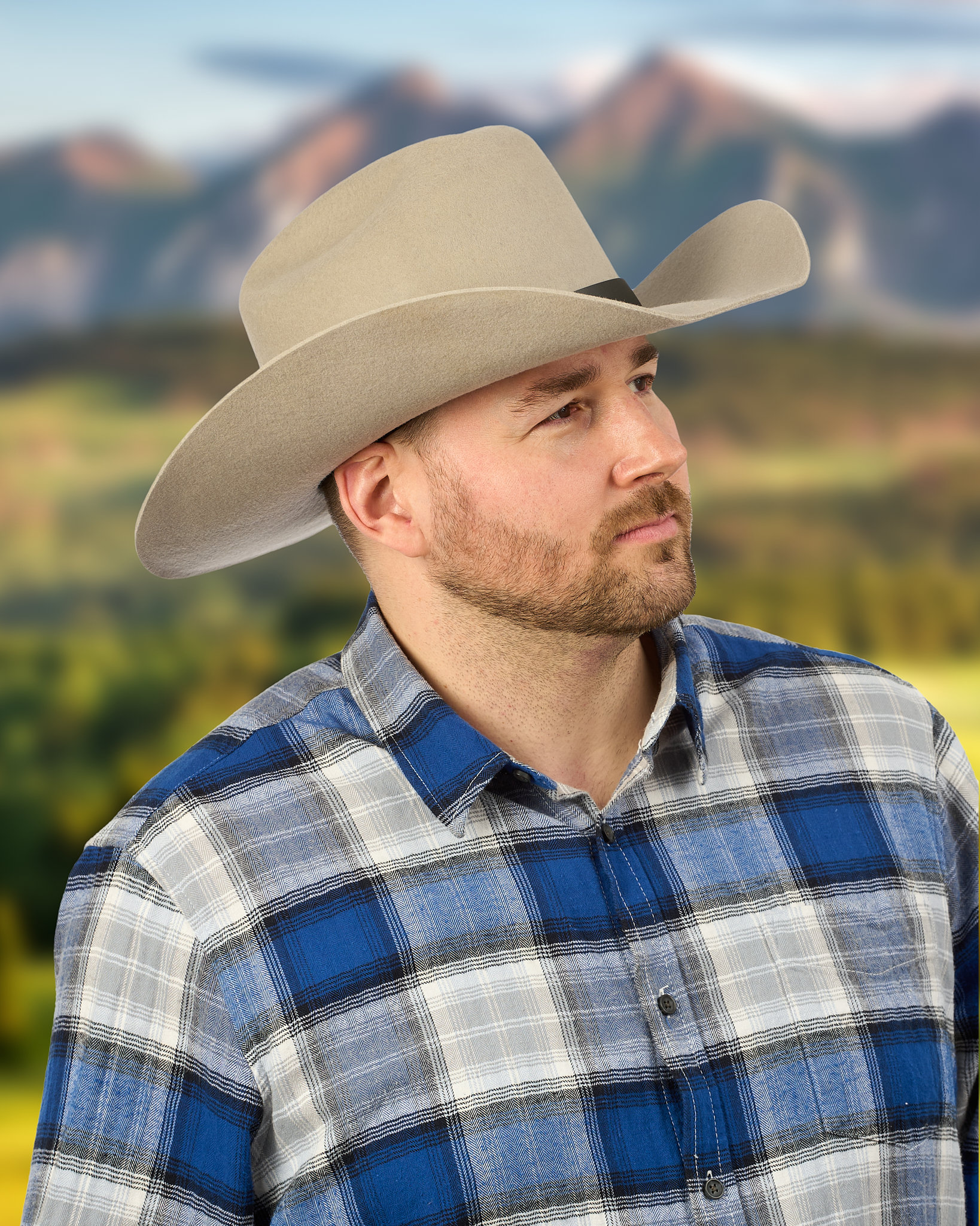 Roper Cowboy Hat Grey 100% Wool Felt - Etsy