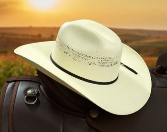 Ivory colour cowboy hat (11500)