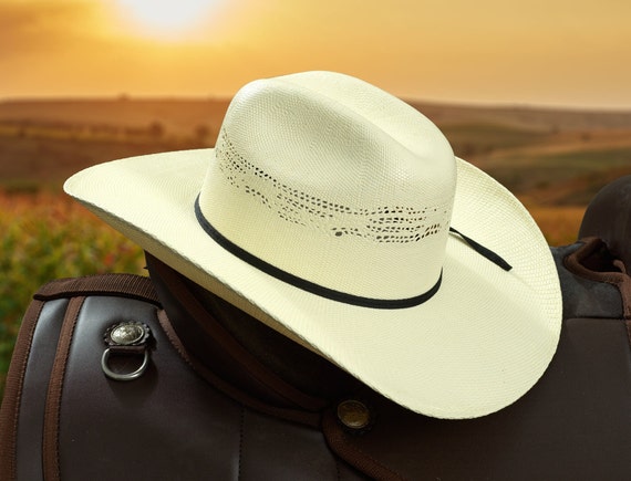 Ivory Colour Cowboy Hat (11500) - Etsy display picture 2
