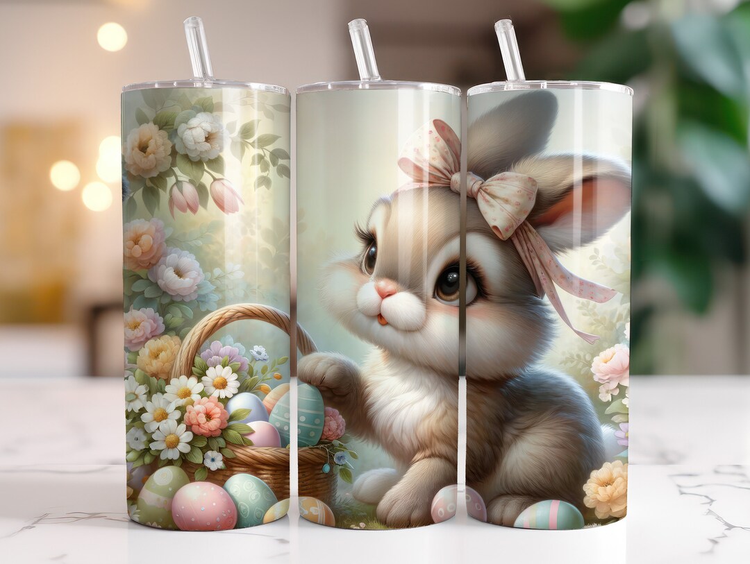 Easter Bunny Tumbler Wrap, Sublimation Design Digital Download PNG ...