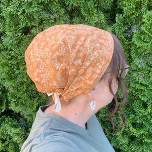 New Fall Cottons! Florals & Solids! Full Coverage Headcovering, Snood, Headscarf, Headwrap, Tichel, Prayer Covering, Christian Head Covering