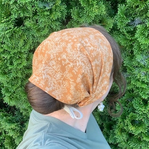 New Fall Cottons! 8&quot; Partial Headcovering, Headband, Tichel, Headscarf, Headwrap, Prayer Covering, Christian Head Covering