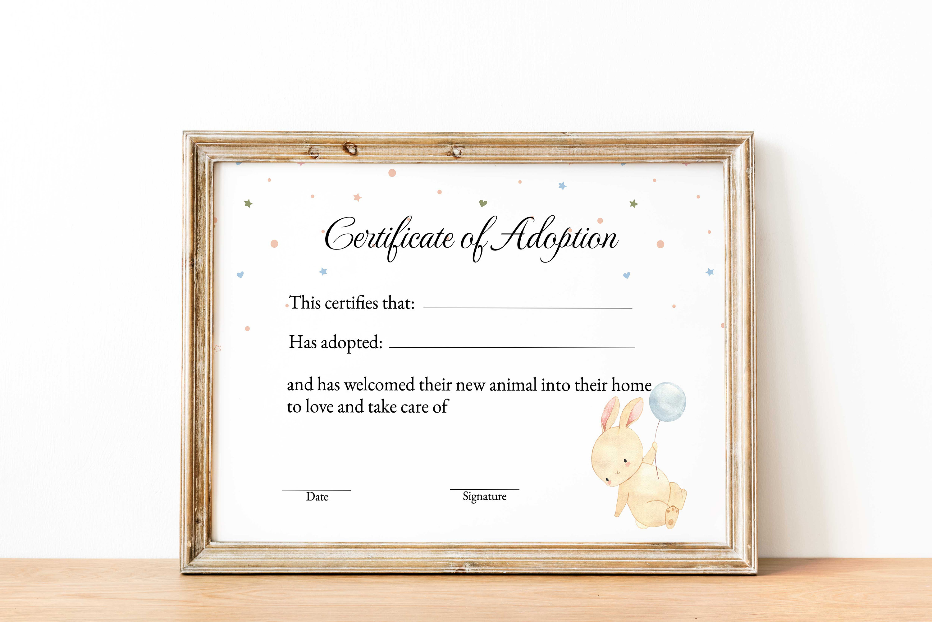 Carta Compromiso Para Niños Certificado De Adopcion De Un Arbol
