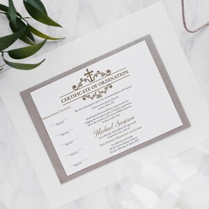 Editable Ordination Application Form Editable Ordination Certificate Template, Printable Certificate of ...