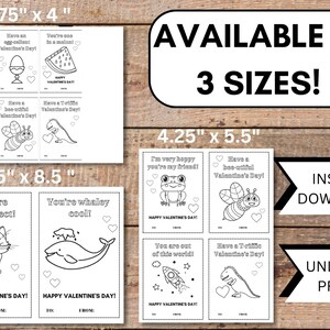 Valentine Gift Tags, Printable Coloring Pages for Kids, Kids Valentines ...