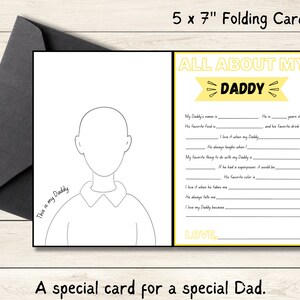 AFDRUKBARE kaart voor papa, verjaardagskaarten voor papa, gepersonaliseerd vaderdagcadeau voor papa, bonus papa-kaart, INSTANT digitale download, DIY-kaart