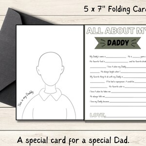 AFDRUKBARE kaart voor papa, verjaardagskaarten voor papa, gepersonaliseerd vaderdagcadeau voor papa, bonus papa-kaart, INSTANT digitale download, DIY-kaart