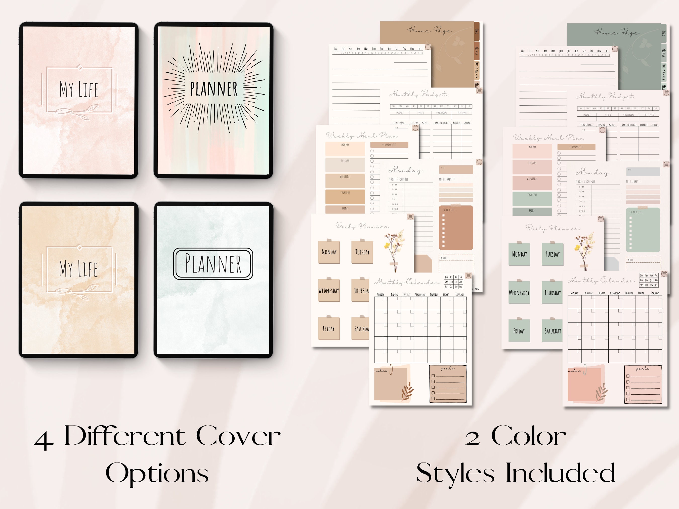 Christian Digital Goodnotes Planner 2024 2025, Hyperlinked Faith ...