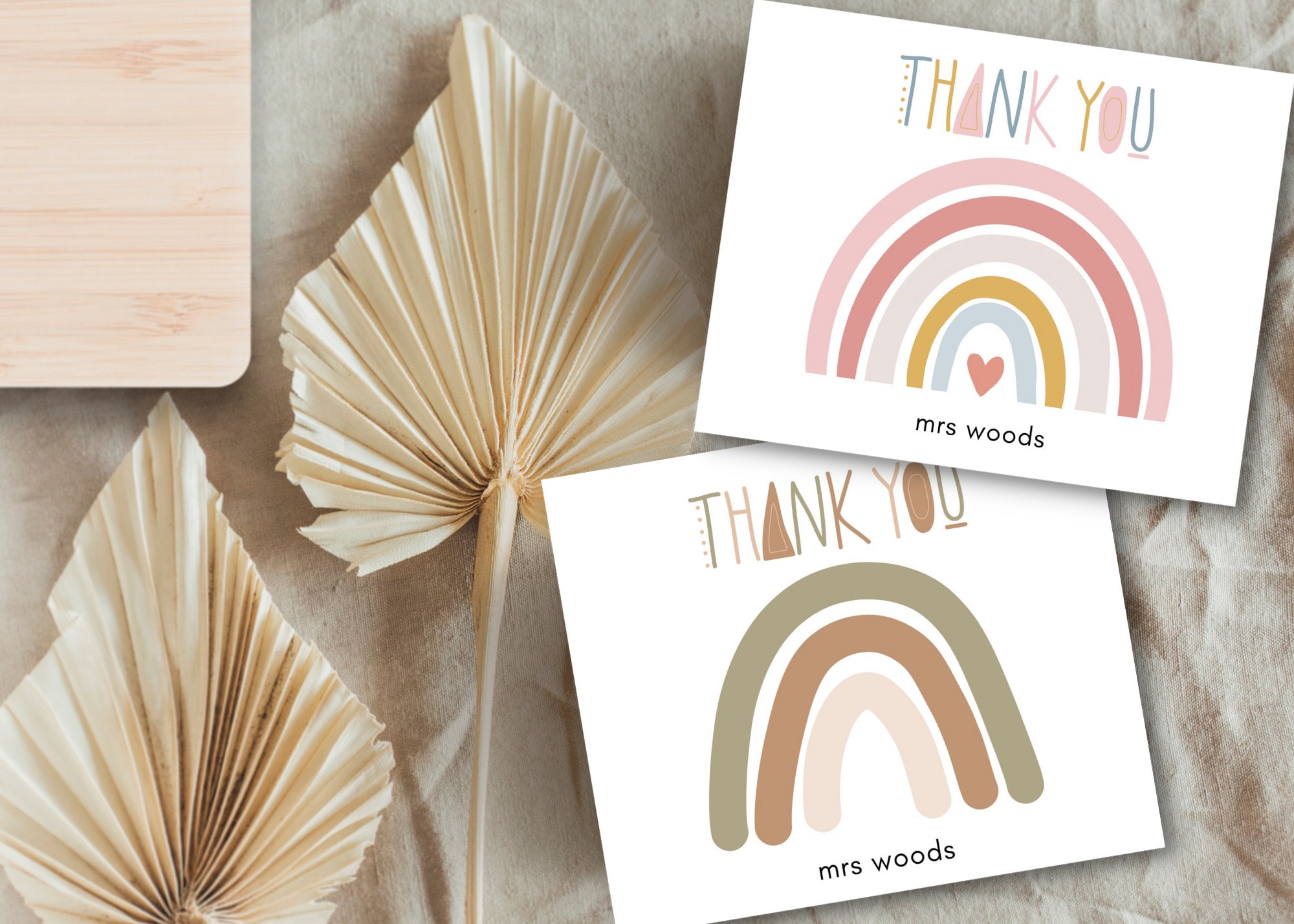 Customizable Thank You Cards Printable