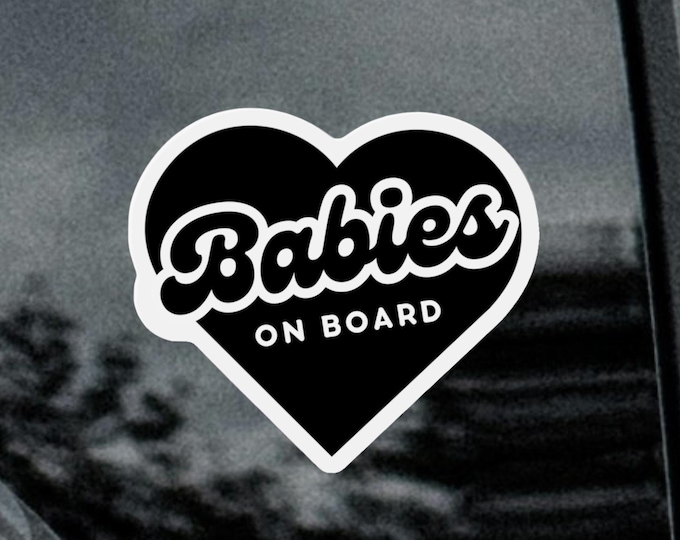 Baby On Board Magnet Weatherproof Car Sign Baby Safety Vinyl Bumper Sticker Magnet Cute Baby Shower Gift for New Parents