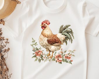 Chicken Shirt Chicken Mom Shirt Easter Shirt Shirt Chicken Mom Gift Farmer Shirt Farm Lover Shirt Funny Chicken Shirt