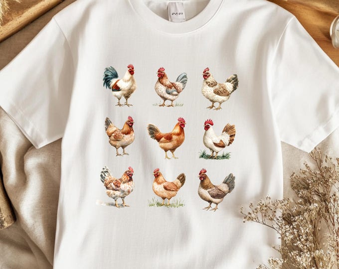 Funny Chicken Mom Shirt: Farm Lover Easter T-Shirt