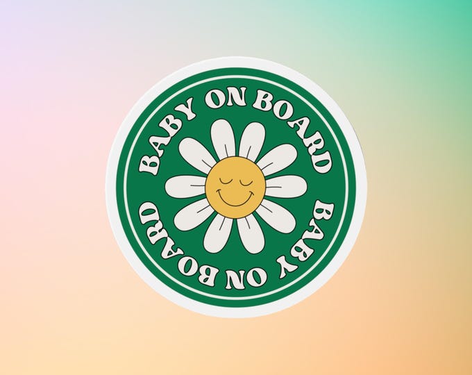 Baby on Board Sticker Baby on Board Magnet Baby on Board Sticker Baby Bumper Sticker Vinyl Sticker Car Sticker Baby Gift Baby Shower Gift