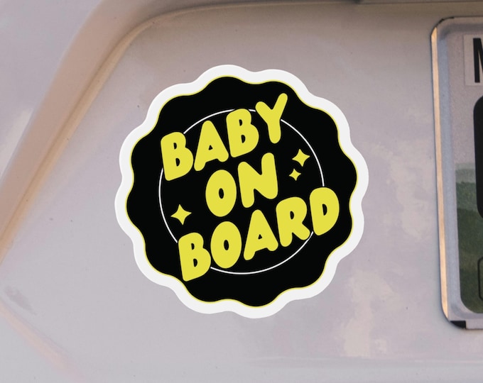 Baby On Board Magnet Sticker Safety Car Sign Baby Shower Gift for New Parents